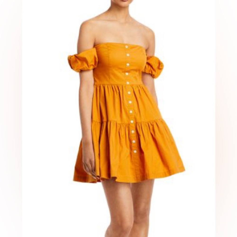 STAUD Elio Mini Dress NWOT